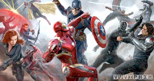 Noi Chien Sieu Anh Hung Captain America Civil War 2016